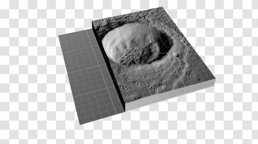 Apollo Program Topographic Map 11 Moon Lunar Reconnaissance Orbiter - Crater Transparent PNG