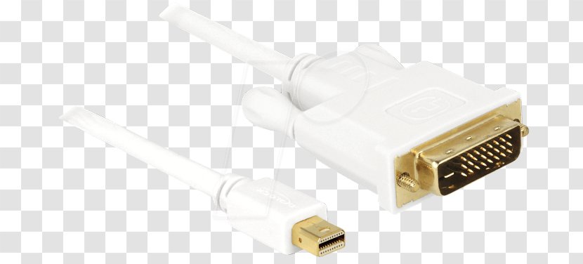 Digital Visual Interface Mini DisplayPort Electrical Connector Cable - Data Transfer Transparent PNG