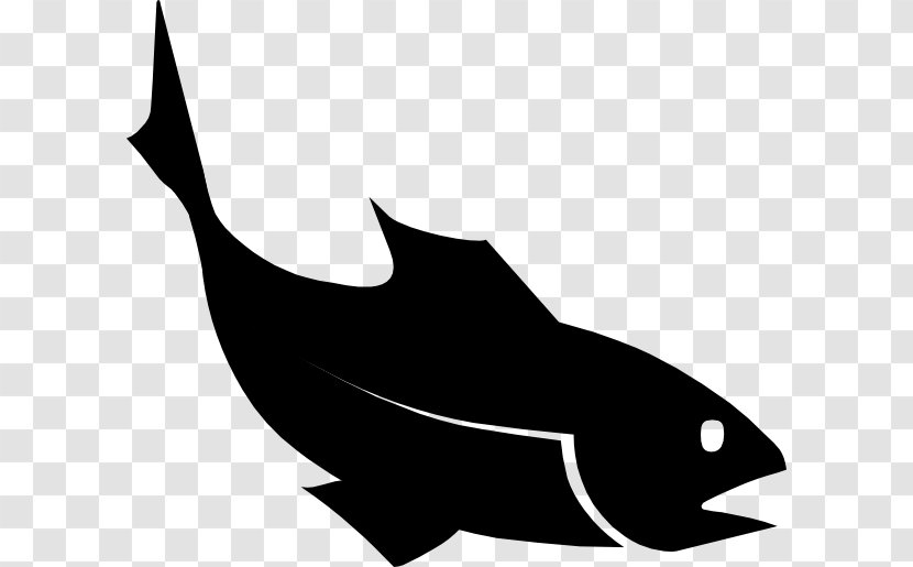Fishing Silhouette Clip Art - Black And White - 5 Stars Transparent PNG