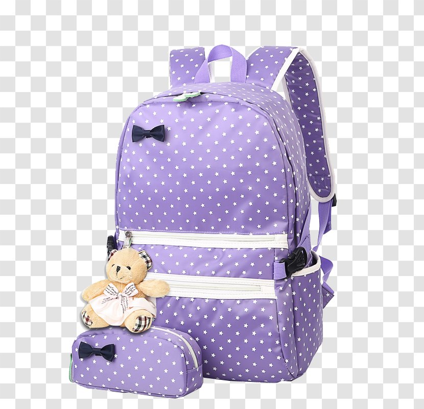 Bag Backpack Student - Watercolor - Middle School Transparent PNG