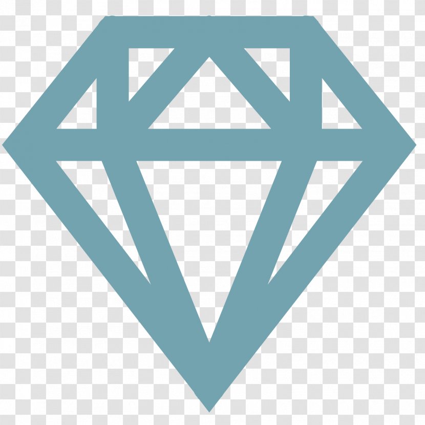 Diamond Font Awesome Gemstone - Logo Transparent PNG