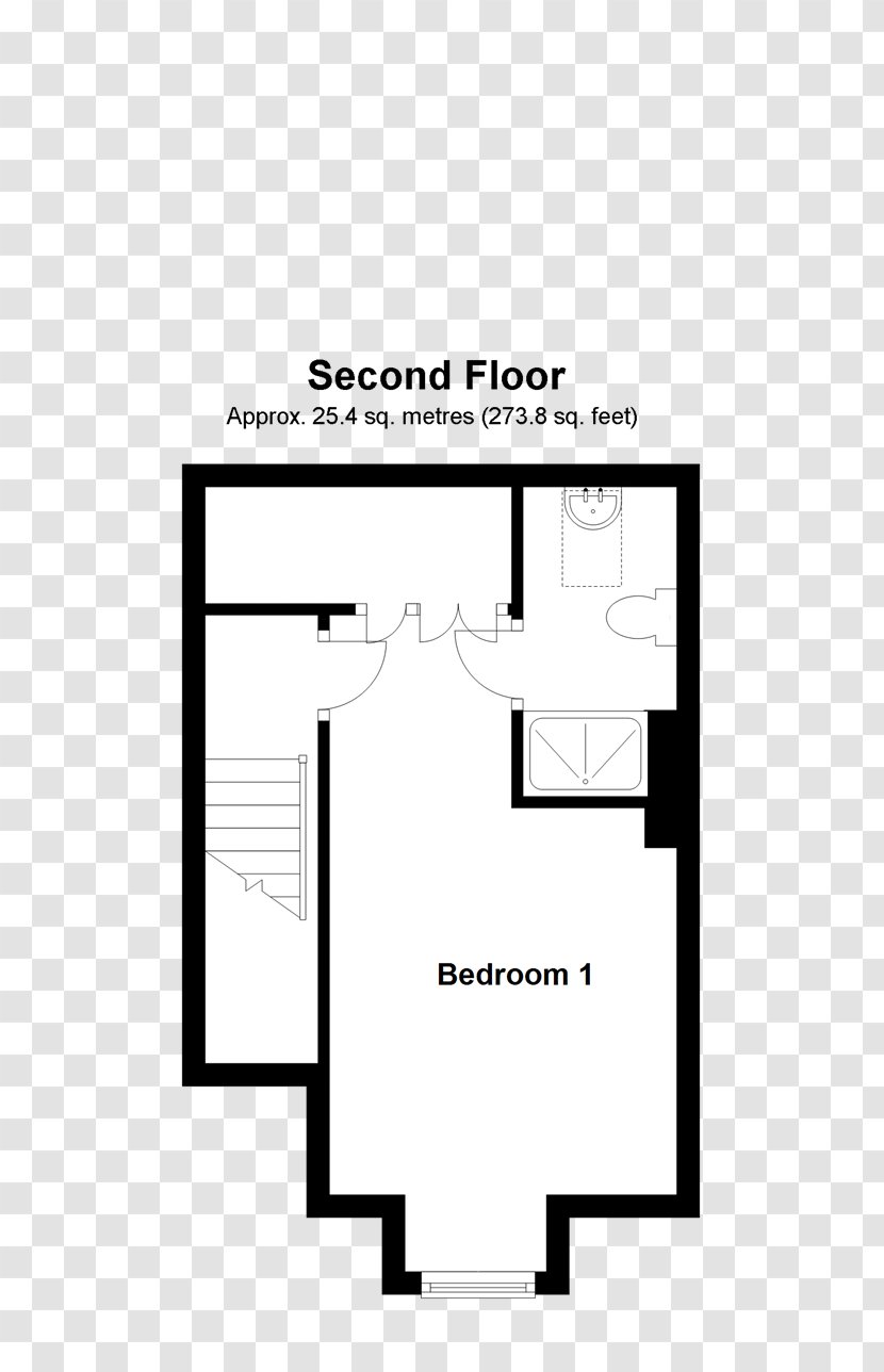 Floor Plan Paper Bedroom Poet - Monochrome - London Southend Airport Transparent PNG