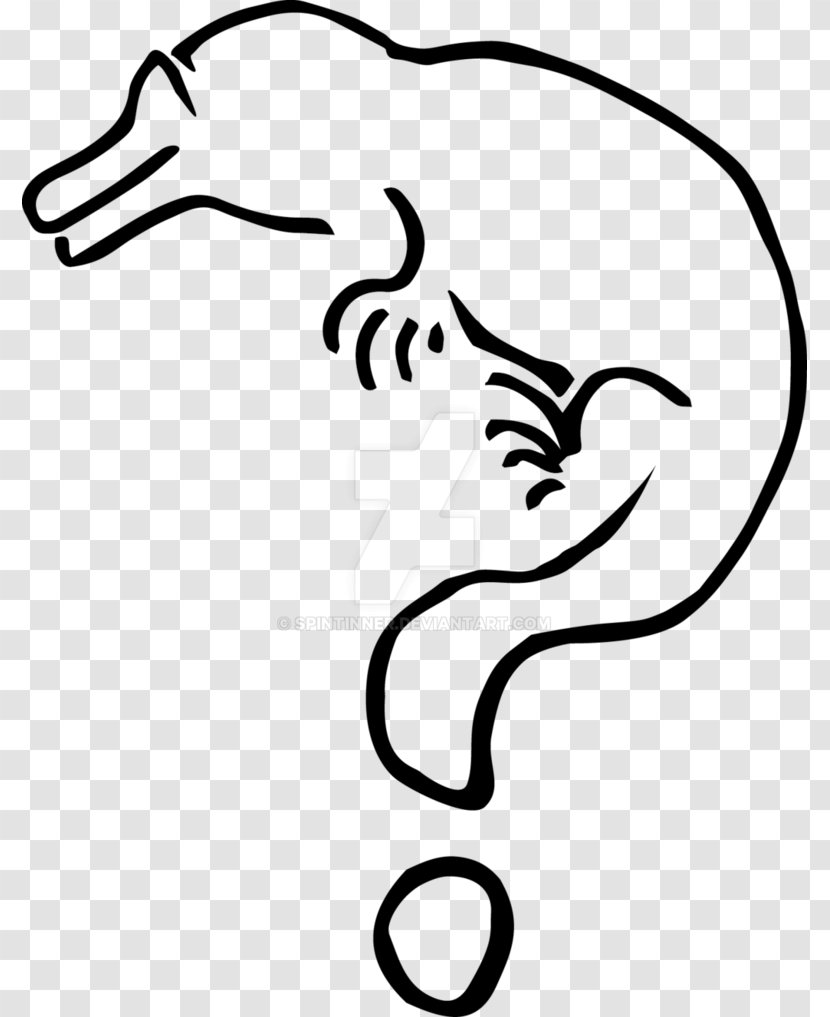 Book Cartoon - Blackandwhite - Tail Transparent PNG