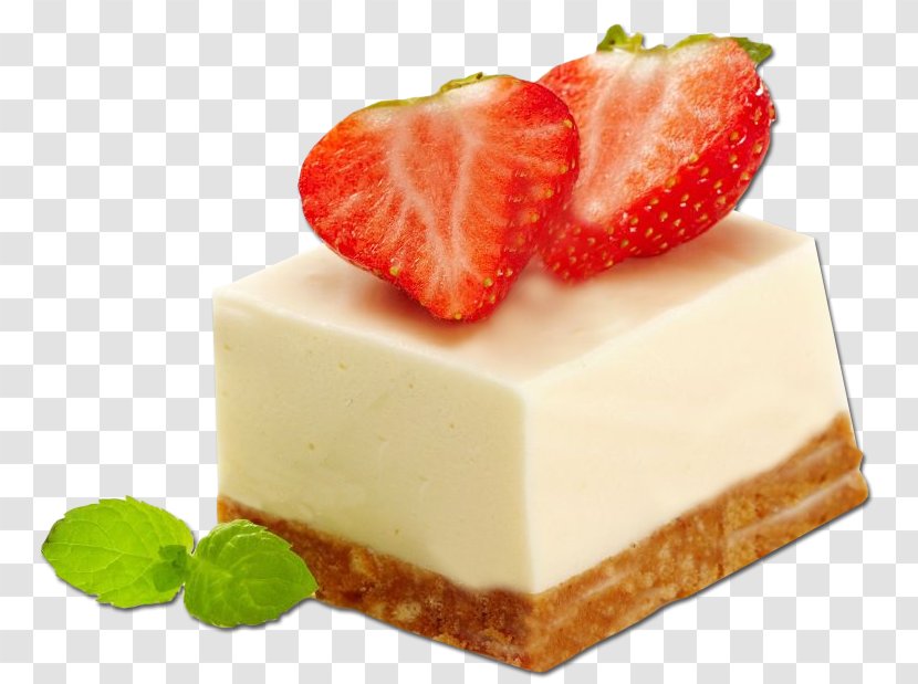 Cheesecake Cream Strawberry White Chocolate Food - Fruit Cake - Dessert Background Transparent PNG