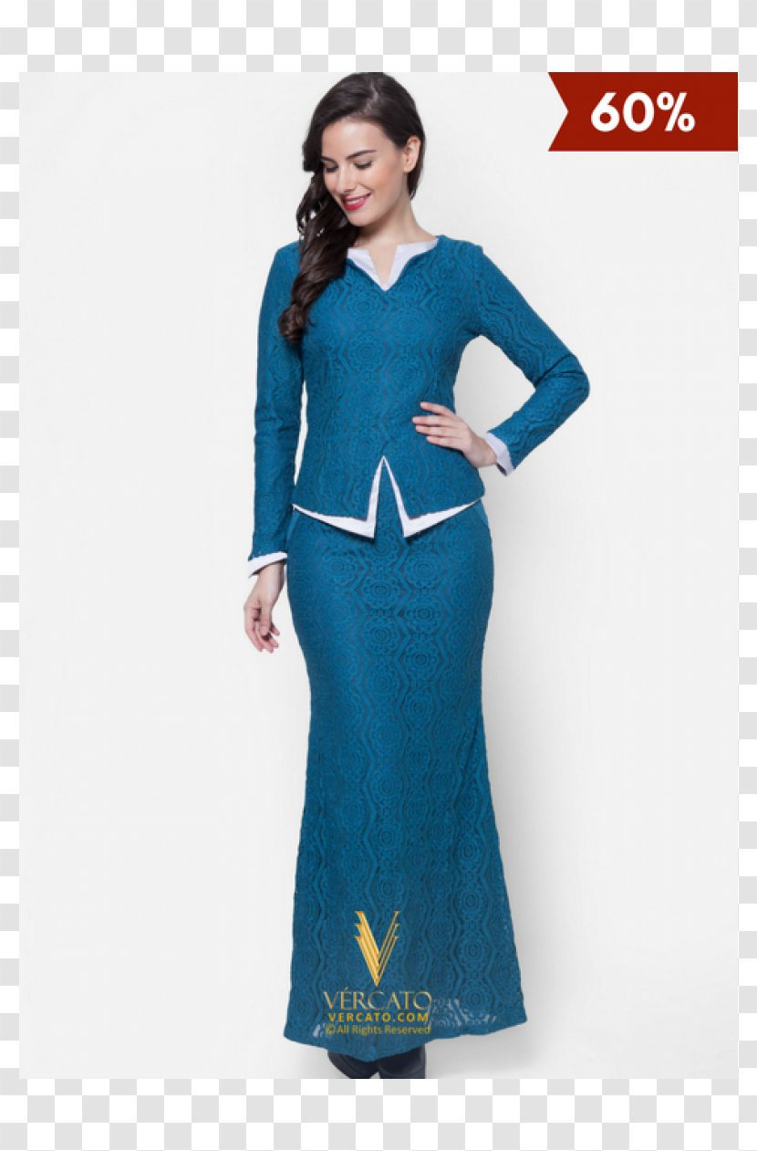 Robe Baju Kurung Kebaya Clothing Tops - Turquoise - Dress Transparent PNG