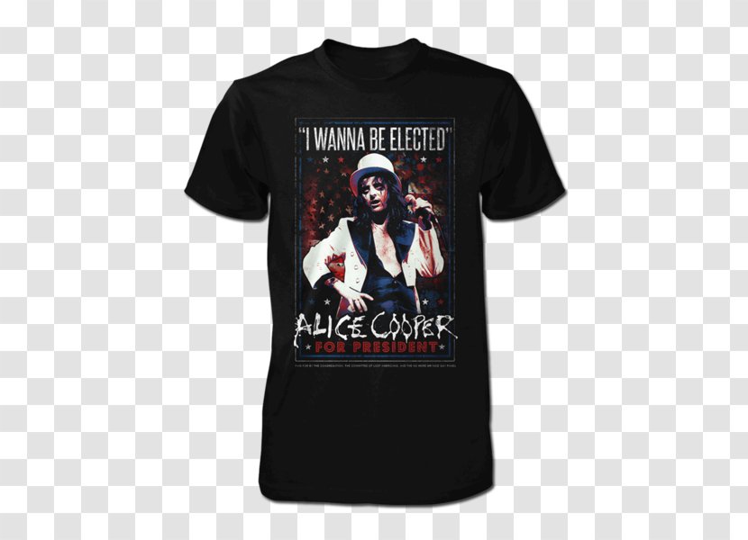 T-shirt Crew Neck Hoodie Mötley Crüe - Tshirt - Alice Cooper Transparent PNG