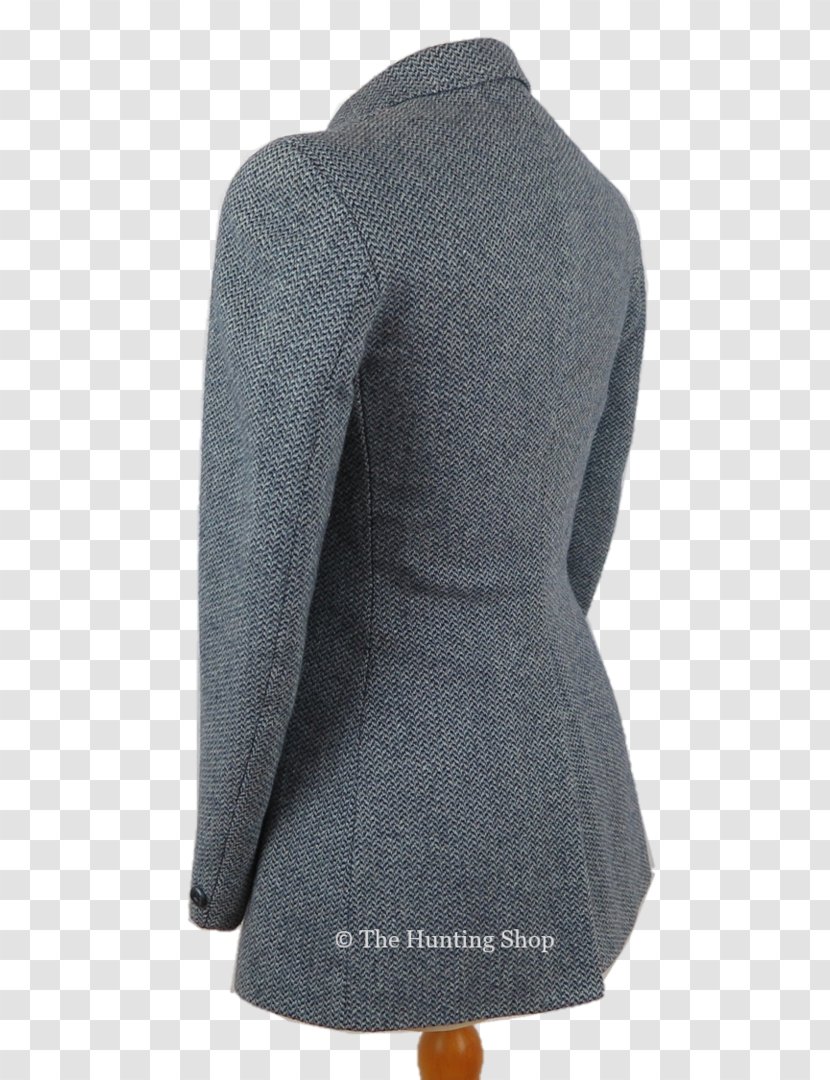Sleeve Shoulder Outerwear Wool - Tweed Blazer Transparent PNG