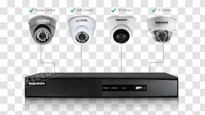 Digital Video Recorders Closed-circuit Television Wireless Security Camera - Electronics Accessory - Penang Transparent PNG
