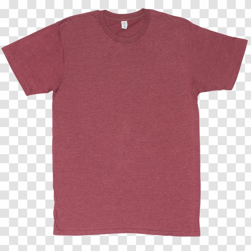 T-shirt Clothing Sizes Sleeve - Top - Burgundy Transparent PNG