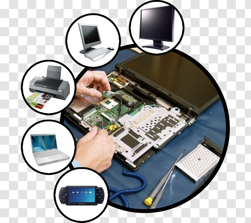 Laptop Computer Repair Technician Maintenance Service - Electronics Transparent PNG