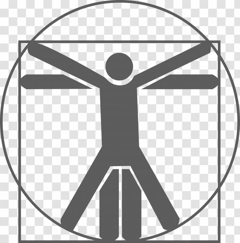 Vitruvian Man Universal - Monochrome - Rural Road Transparent PNG