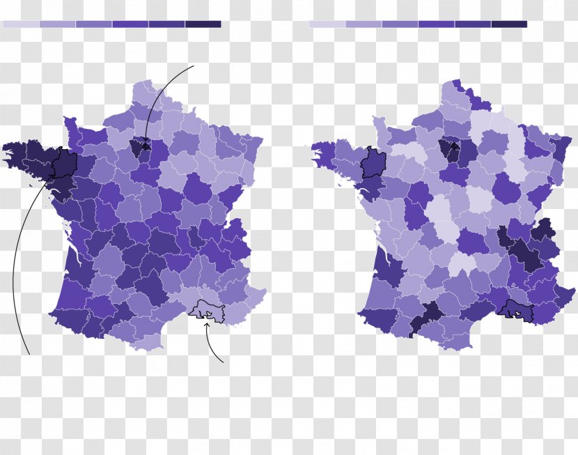 France French Presidential Election, 2017 Map Politician - Voting Transparent PNG