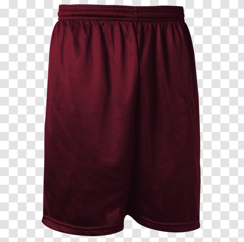 Swim Briefs Bermuda Shorts Maroon Product - Mesh Transparent PNG