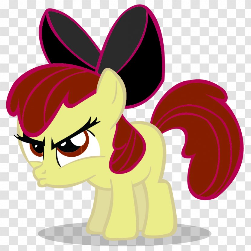Pony Apple Bloom Applejack Scootaloo Rarity - Silhouette - Hello My Name Is Jeff Transparent PNG