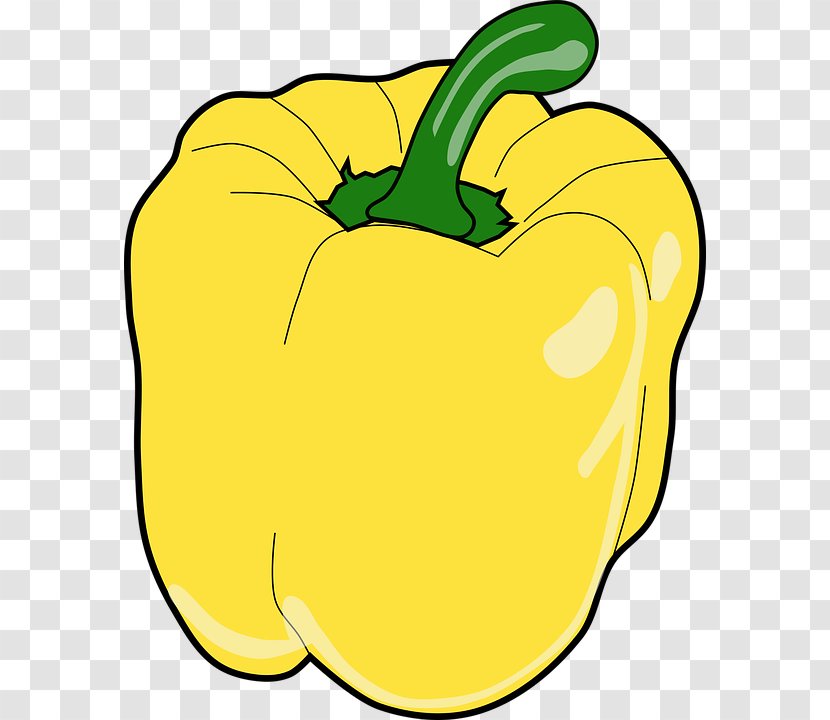 Bell Pepper Vegetable Favicon Clip Art - Flower - Yellow Transparent PNG