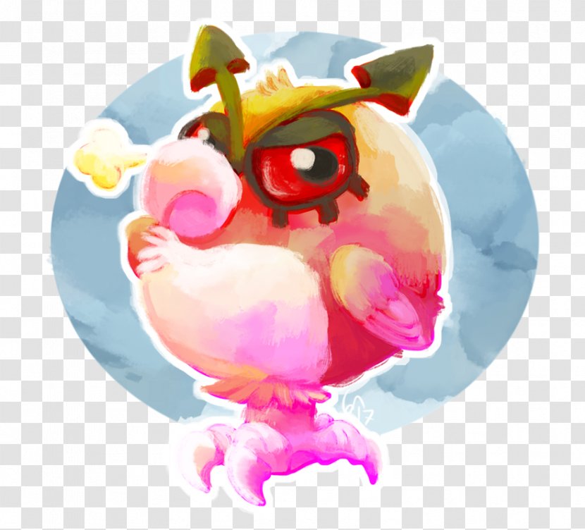 Owl Pink M Snout Character Transparent PNG