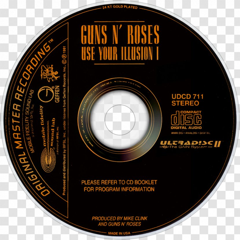DVD Guns N' Roses Use Your Illusion I Appetite For Destruction G R Lies - Silhouette - Dvd Transparent PNG