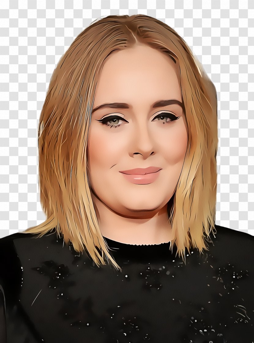 Hair Face Blond Eyebrow Hairstyle - Shoulder Cheek Transparent PNG