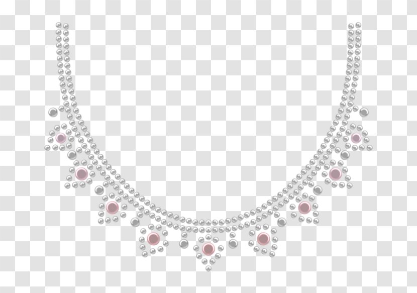 Necklace Pearl Jewellery Text - Fairy Tale Transparent PNG