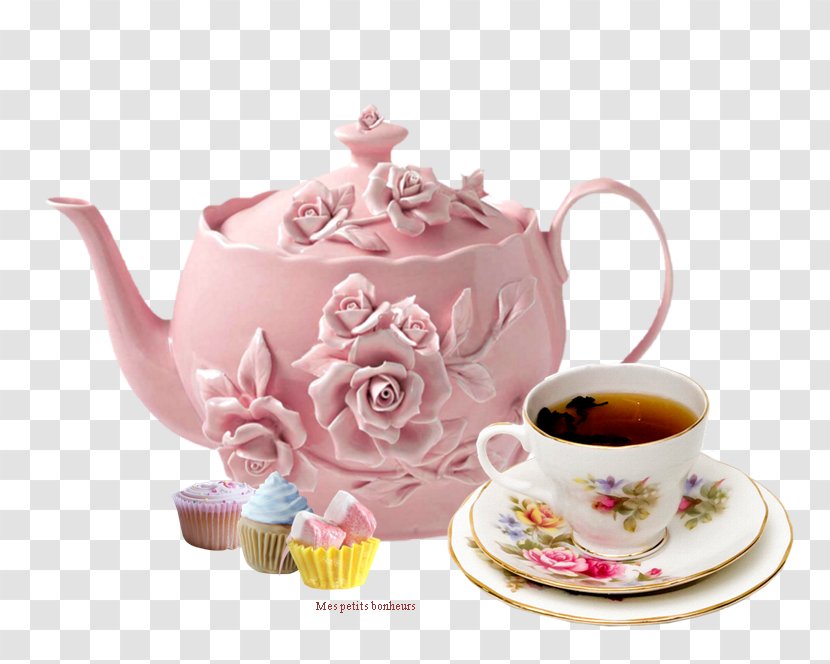 Flowering Tea White English Breakfast Teapot Transparent PNG