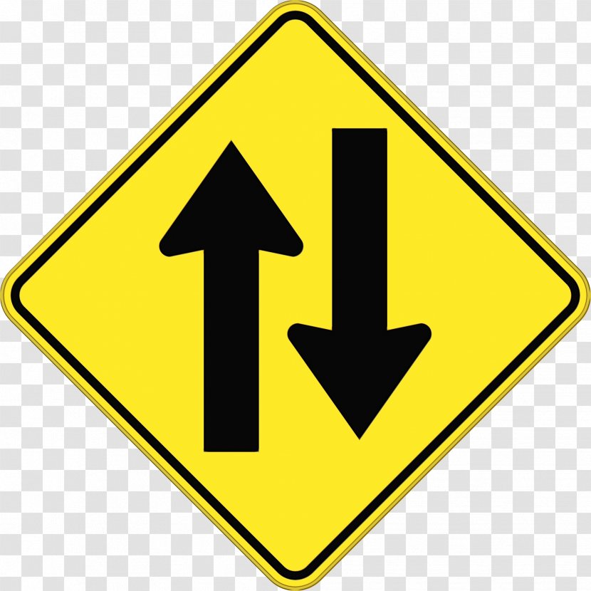 Road Sign Arrow - Signage - Triangle Transparent PNG