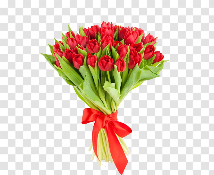 Netherlands Flower Bouquet Tulip Red - Alstroemeriaceae Transparent PNG