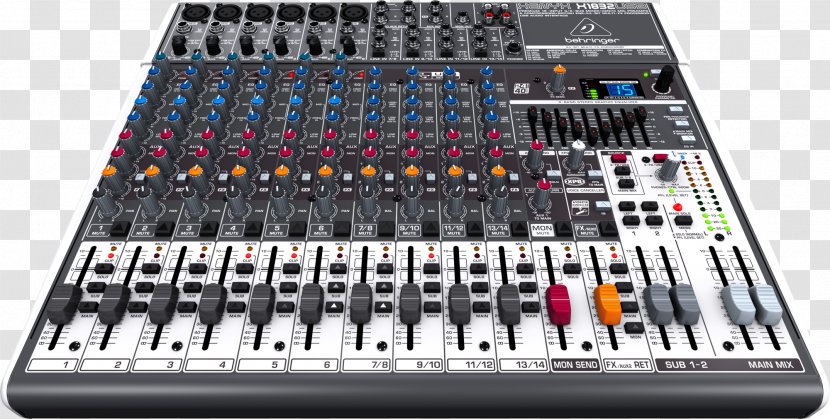 Behringer Xenyx X1222USB Audio Mixers X1832USB X1622USB X1204USB - Electronics - USB Transparent PNG