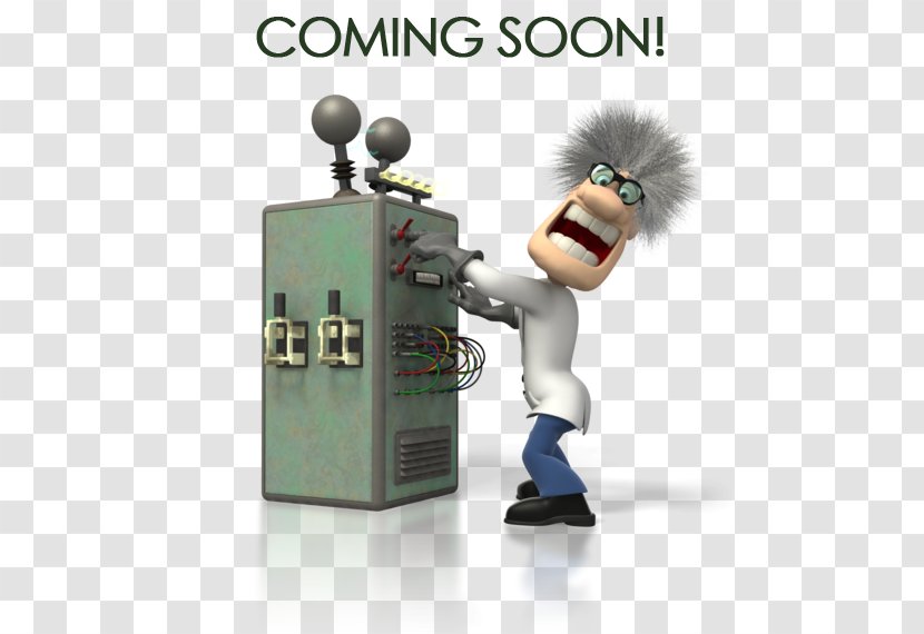 Mad Scientist Science Animation Clip Art - Blog - Coming Soon Transparent PNG