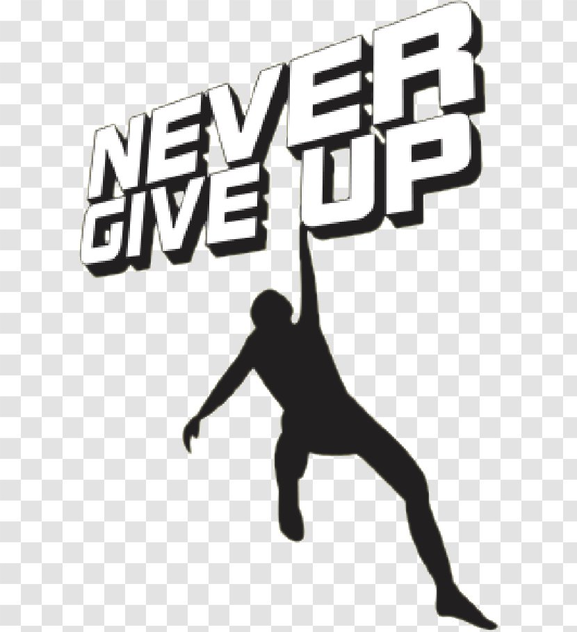 Never Give Up Logo Project English - Symbol - Bled Transparent PNG