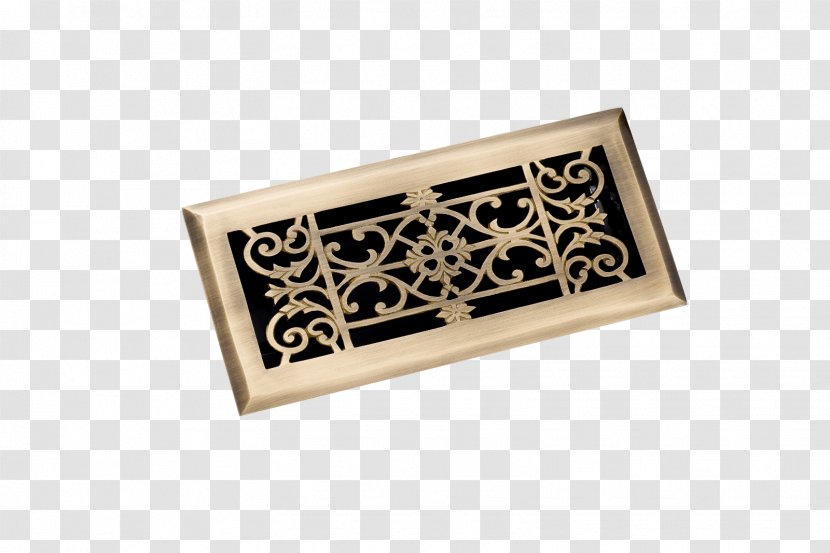Register Floor Fan Baseboard Brass - Rectangle - Cosmetics Decorative Material Transparent PNG