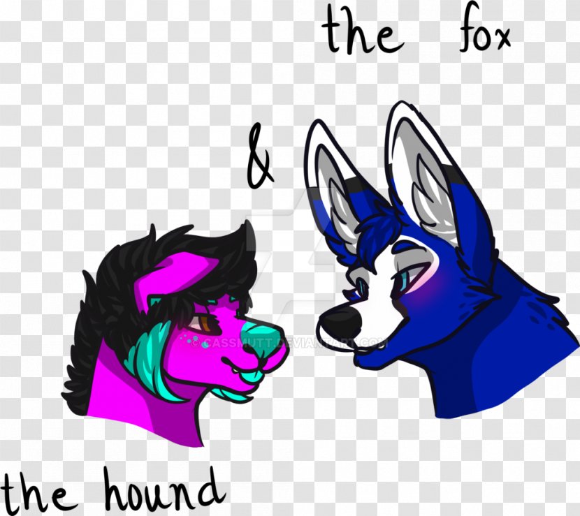 Dog Line Art Fursuit Drawing - Character - Fox And The Hound Transparent PNG