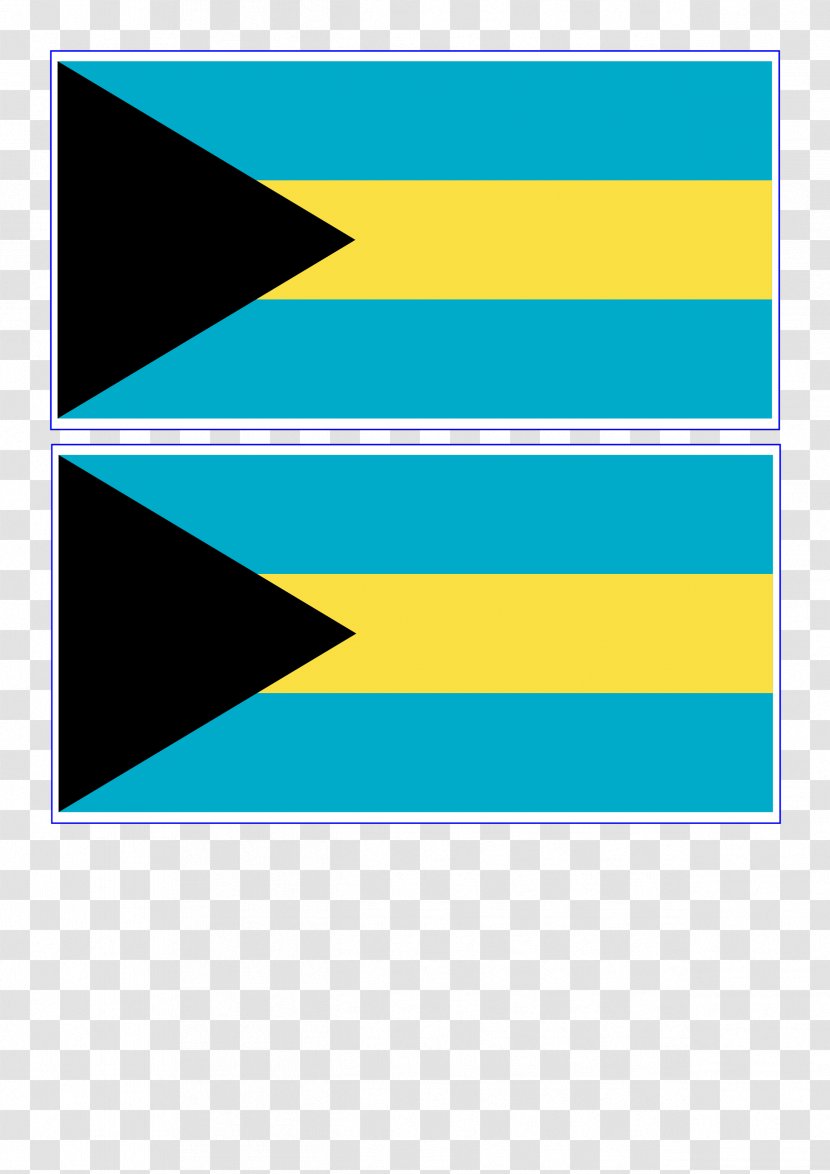 Flag Of The Bahamas - Triangle - Brochure Template Transparent PNG