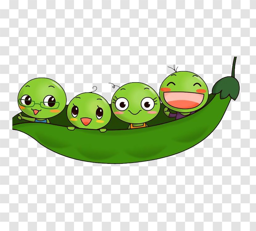 Pea Bean Child Cartoon Plush - Green - Lovely Baby Peas! Transparent PNG