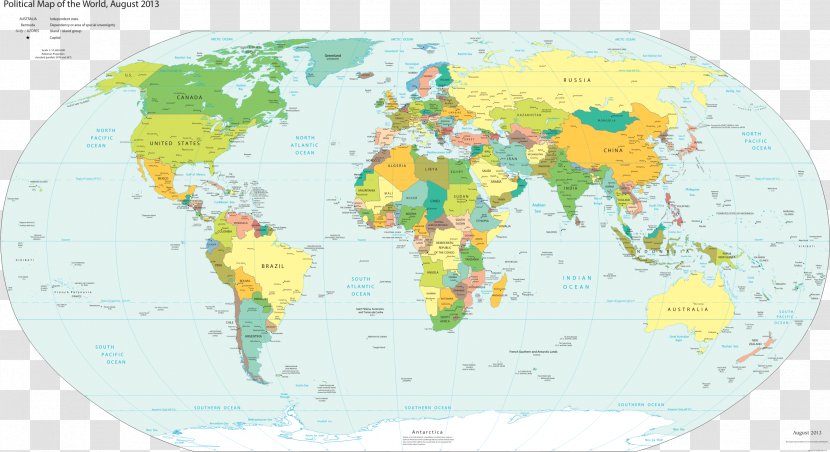 The World Factbook Globe Map - Country - CIA Cliparts Transparent PNG