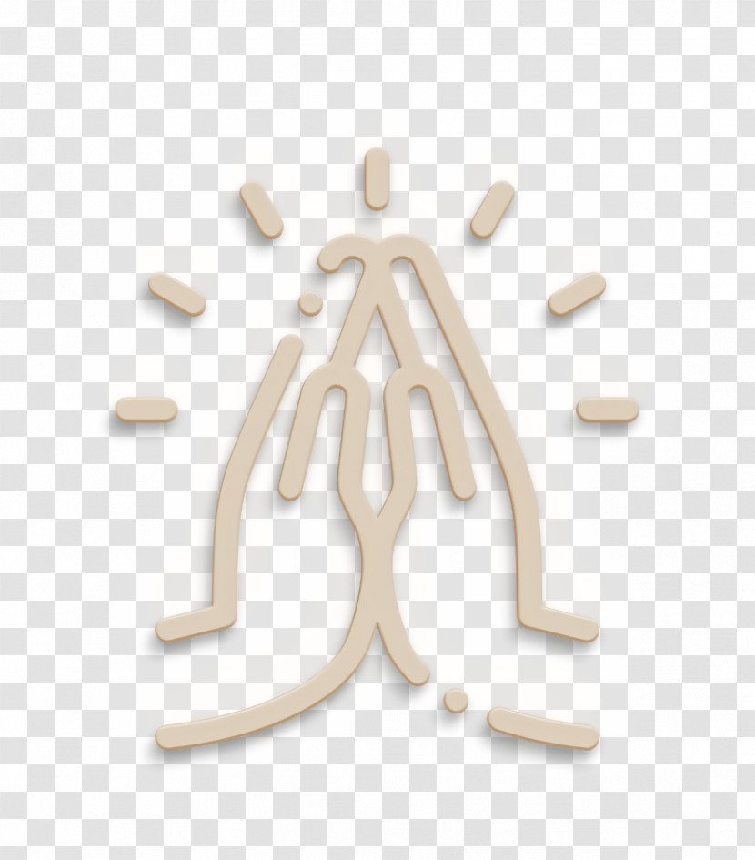 Pray Icon Funeral Icon Transparent PNG