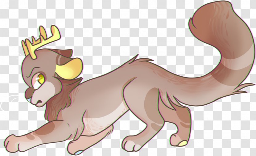 Cat Dog Mammal Whiskers Carnivora - Cartoon - Antler Transparent PNG