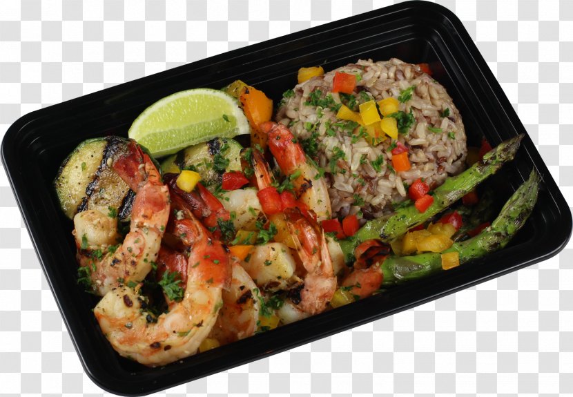 Food Side Dish Cuisine Meal - Vegetable - Shrimps Transparent PNG