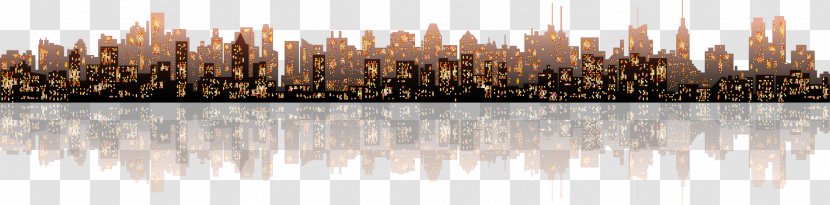 Light Fixture Lighting Brush Candlestick - Candle Holder - Silhouette Of City Building Transparent PNG