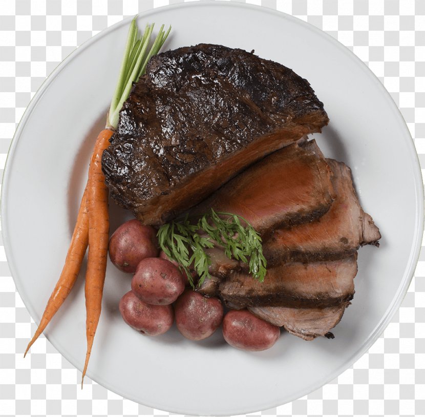 Roast Beef Pot Sirloin Steak Chicken Sunday - Short Ribs Transparent PNG