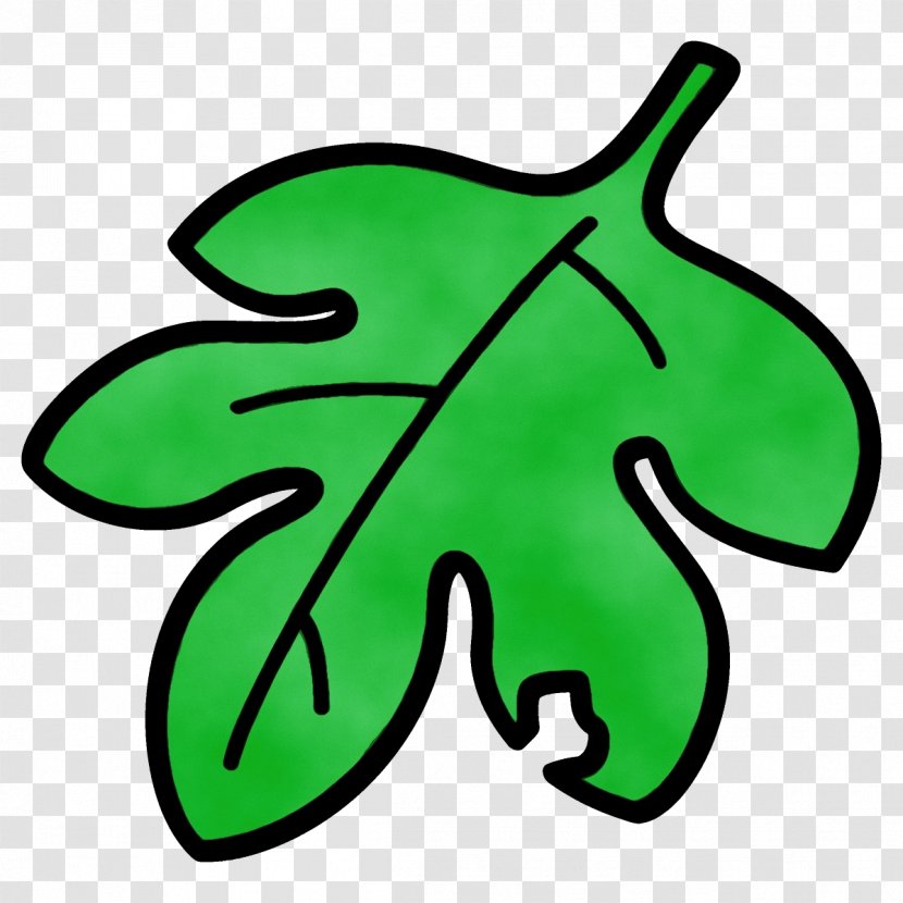 Green Clip Art Leaf Symbol Line Transparent PNG