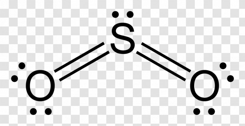 Sulfur Dioxide Lewis Structure Molecule Molecular Geometry Resonance - Bond Order - Silicon Transparent PNG