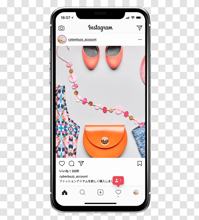Fashion Design Clothing Accessories Lookbook - Phone Instagram Transparent PNG