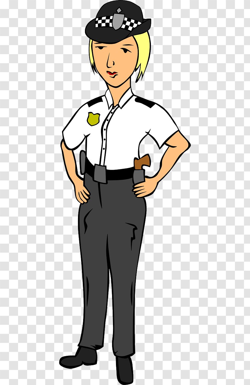 Police Officer Women In Law Enforcement Clip Art - Standing Transparent PNG