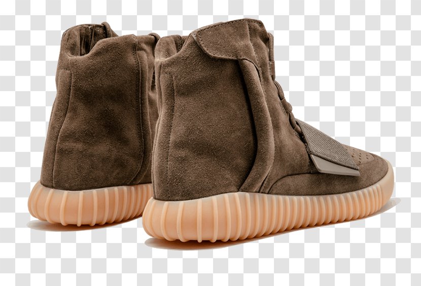 Sneakers Adidas Mens Yeezy Boost 750 OG Light Brown Triple Black - Leather Transparent PNG