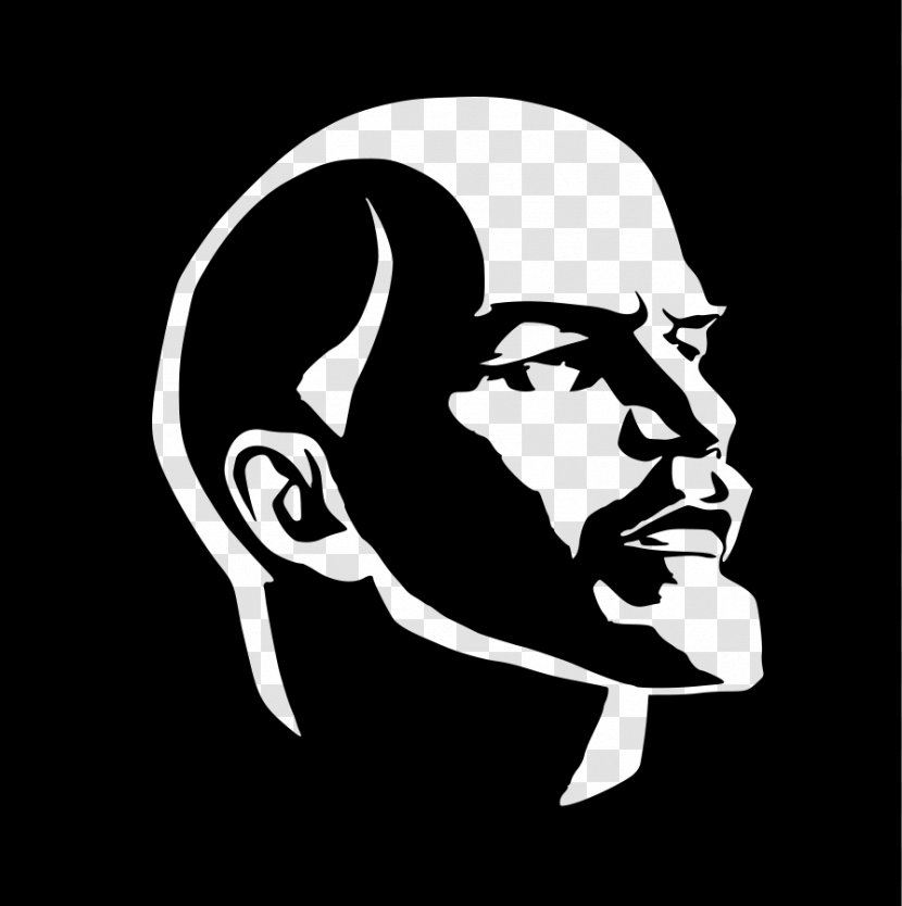 Soviet Union Stock Illustration - Silhouette - Vladimir Lenin Transparent PNG