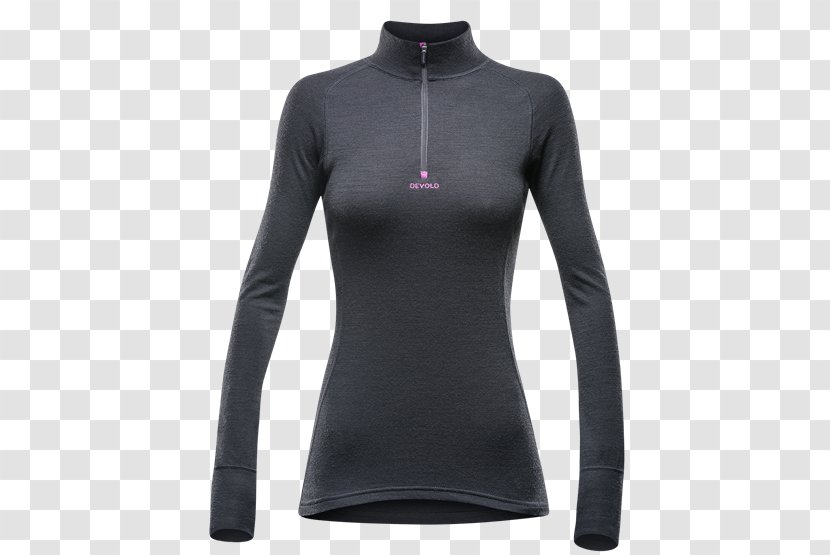 Hoodie T-shirt Sweater Clothing - Active Shirt - Reebok Half Zip Transparent PNG