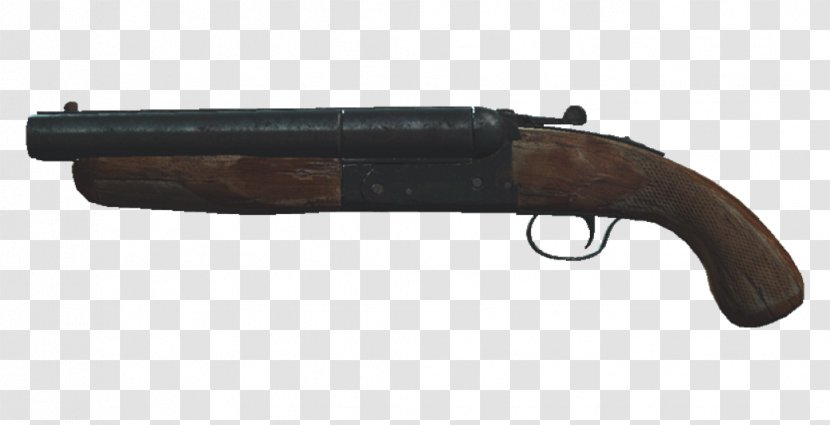 Shotgun Firearm Fallout 4 Weapon Gun Barrel - Frame - Saw Transparent PNG