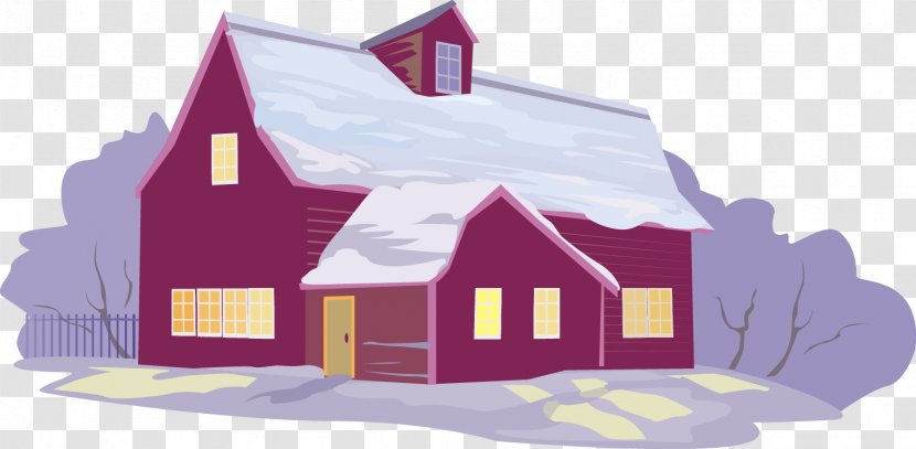 Housing House Building - Real Estate - Vector Snow Material Transparent PNG