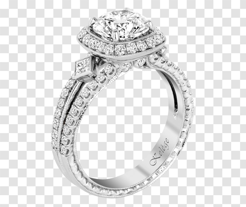 Diamond Cut Wedding Ring Engagement - Body Jewelry - Creative Rings Transparent PNG