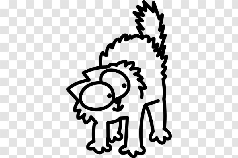 Human Behavior Pressure Gas Dog Character - Drawing - Black And White Transparent PNG